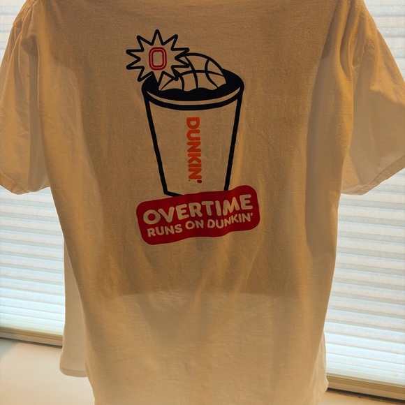 Dunkin Donuts x Overtime Box Out Graphic Tee Men’s Size XL - Picture 2 of 3